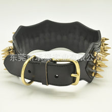 Load image into Gallery viewer, Large leather Dog Collar