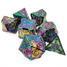 Load image into Gallery viewer, Sword Design DND Metal Dice
