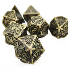 Load image into Gallery viewer, Sword Design DND Metal Dice
