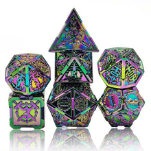 Load image into Gallery viewer, Sword Design DND Metal Dice
