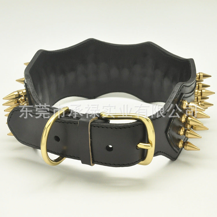 Large leather Dog Collar