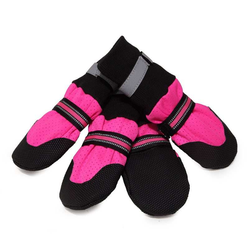 Breathable non-slip soft sole pet shoes