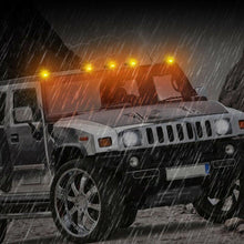 Load image into Gallery viewer, 5pcs Roof Top Cab Ligth Marker Running LED Lights Smoked Lens Amber Fog Lights
