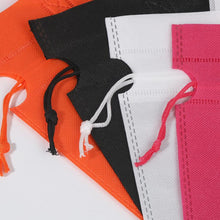 Load image into Gallery viewer, 无纺布束口袋手提袋子空白防尘袋小号热压双抽玩具袋鞋袋定制logo
